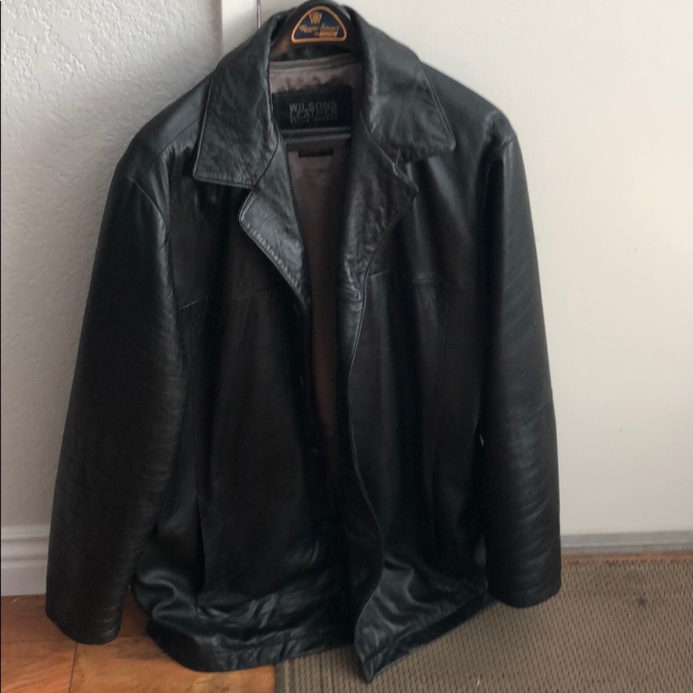 Wilsons Leather Pelle Studio 3/4 Jacket w Buttons